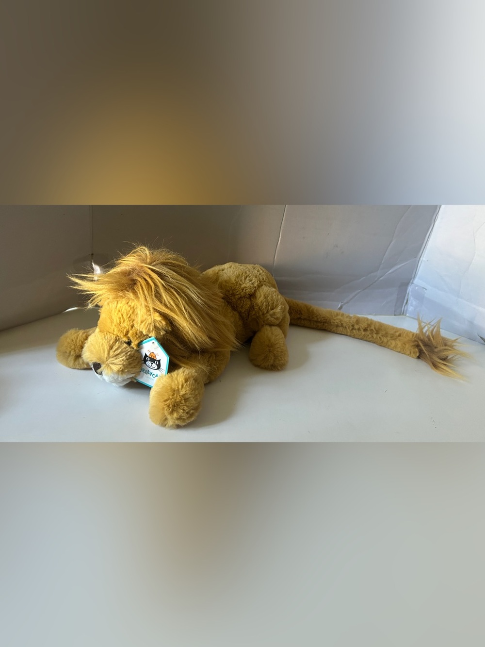 Retired Jellycat Little Louie Lion Plush Stuffed Animal Toy